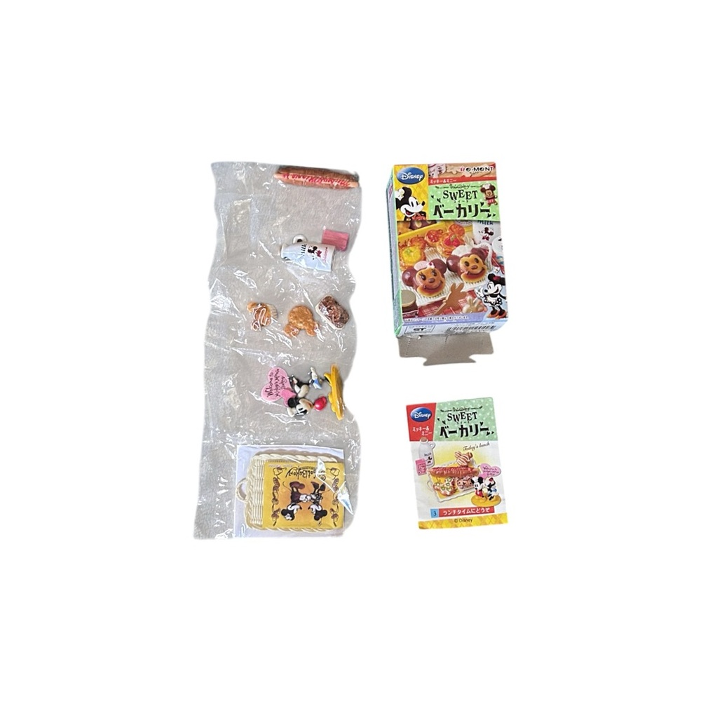 Re-Ment Disney Mickey & Minnie Sweet Bakery Miniatures Set #3 Lunch Time Kawaii